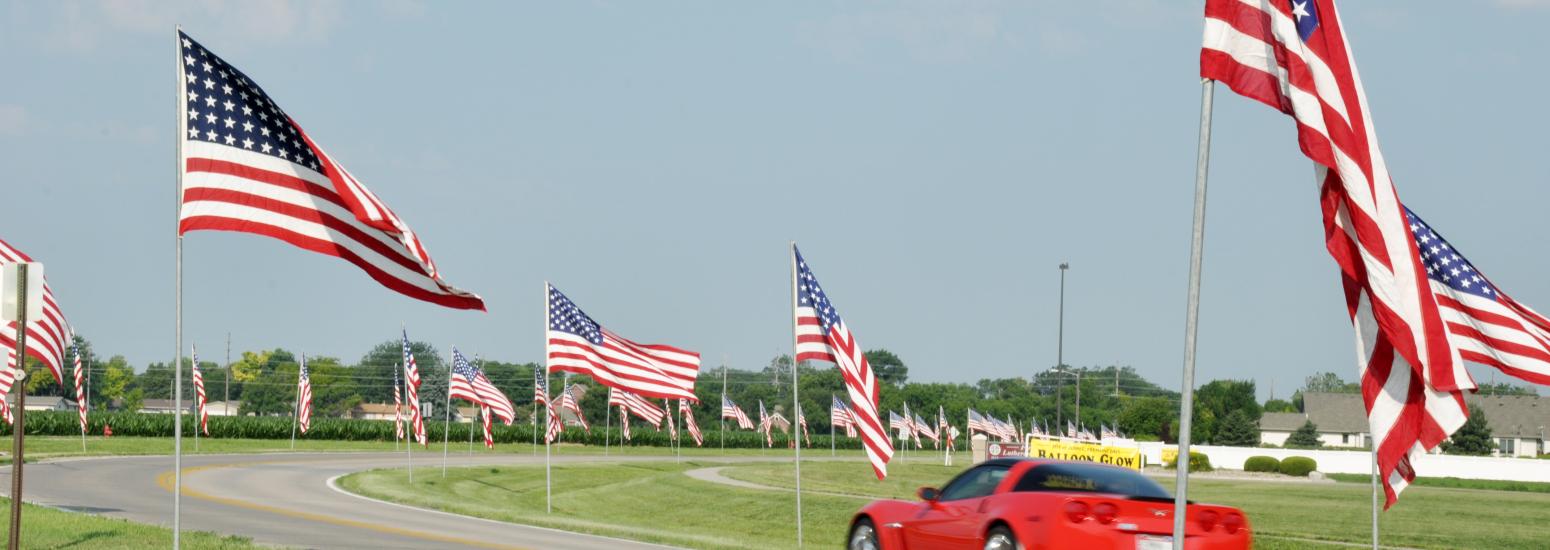 Avenue of Flags